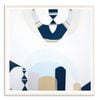 Artist Lane "Whitsunday Island  " by Ani Ipradjian - 61x61cm White Framed Print