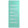 Hume Doors 1980 x 810 x 40mm Verve 6 Entrance Door Glazed Clear - 810mm Glazed Clear