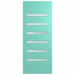 Hume Doors 1980 x 810 x 40mm Verve 6 Entrance Door Glazed Clear - 810mm Glazed Clear