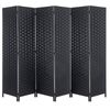 Relaxio Decorative Room Divider - 6 Panel Folding Privacy Screen