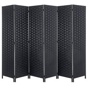 Relaxio Decorative Room Divider - 6 Panel Folding Privacy Screen