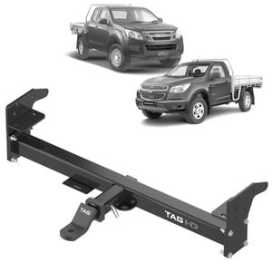Tag Heavy Duty Towbar & Direct Fit Wiring For Isuzu Dmax No Rear Bumper Step (06/2012 - 07/2020)