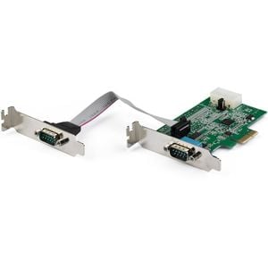 Startech.com Serial Adapter With 16950 Uart - Low-profile Plug-in Card - 1 - Taa Compliant - Pci Express X1
