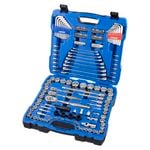 Kincrome 1/4", 3/8" & 1/2"Drive Metric and Imperial Socket Set - 165 Piece
