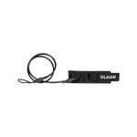 100 Bodyboard Wrist Leash - Dark Grey