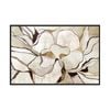 Artey | Neutral Garden Beauty - Framed Canvas - Black Frame - 110 x 165cm