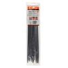 Crescent 370 x 7.6mm Black Cable Ties - 25 Pack
