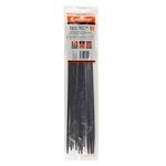 Crescent 370 x 7.6mm Black Cable Ties - 25 Pack