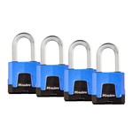 Master Lock 45mm Excell Covered Padlock - 4 Pack