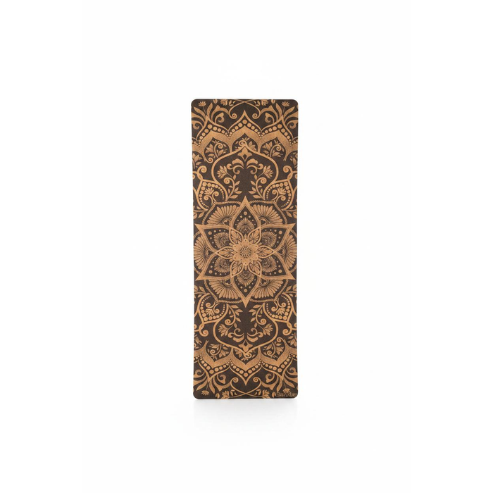 Zenvibes Extra-Thick Cork Yoga Mat 7mm -Blossom Harmony