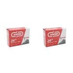 2PK AirPro Bicycle Inner Tube w/ 48mm Presta Valve 26x1.75-1.90-2.125''