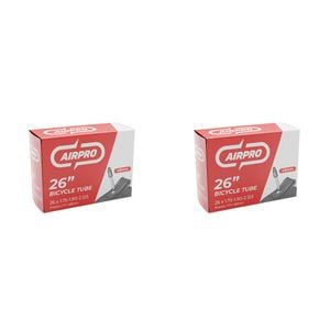 2PK AirPro Bicycle Inner Tube w/ 48mm Presta Valve 26x1.75-1.90-2.125''