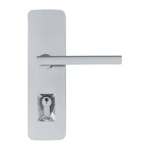 Gainsborough Trilock Lianna Bright Chrome Double Cylinder Entrance Lever Set 