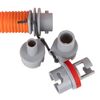 Decathlon - Double Action Kayak Hand Pump 2 X 2.6L - Orange - One Size