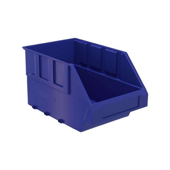 Handy Storage Size 30 Blue Plastic Storage Tote