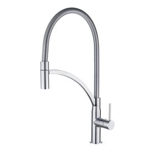 Mondella WELS 5 Star 6L/min 35mm Chrome Resonance Side Lever Pull Down Sink Mixer