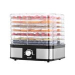 Food Dehydrator Fruit Meat Dryer Beef Jerky Maker With 7 Adjustable Trays   Black