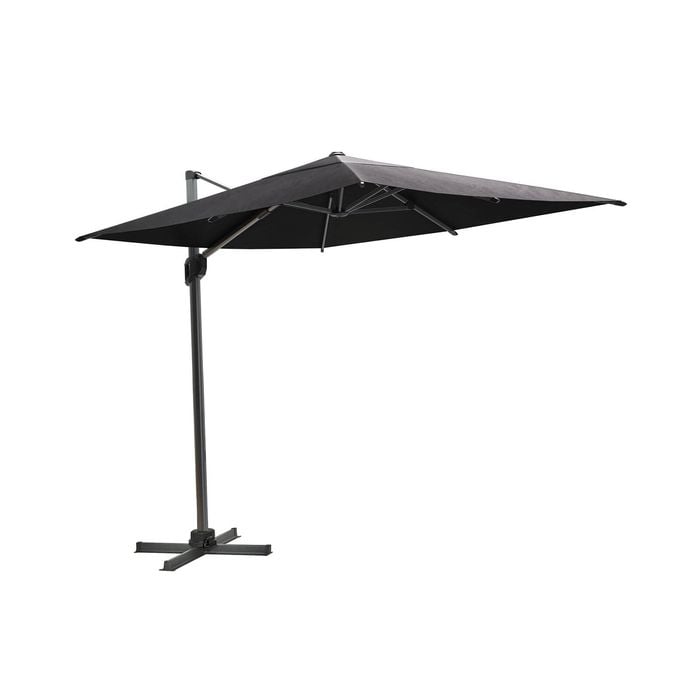 Coolaroo 2 x 3m Charcoal Rectangle Mindil Cantilever Umbrella