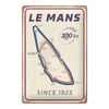 Nostalgic Art 20x30cm Medium Sign 100 Ans 24h Le Mans Circuit