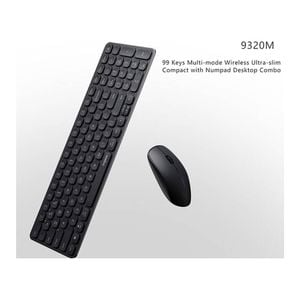 Rapoo 9320m Wireless Keyboard And Mouse Combo - Black