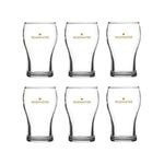 Washington Nucleated Headmaster Beer Glasses 425ml - Set of 6