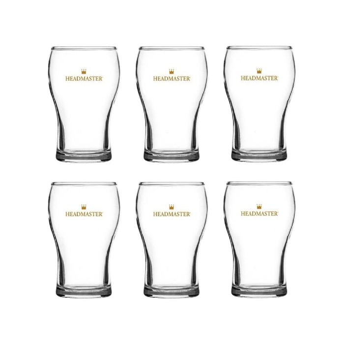 Washington Nucleated Headmaster Beer Glasses 425ml - Set of 6