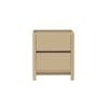 Maestro Furniture Sorphel Nightstand Bedside Table 2-Drawers Warm Sand