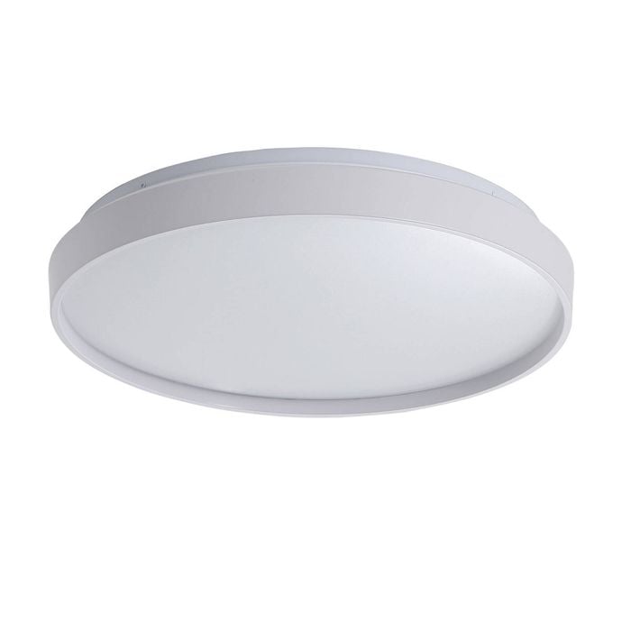 Oriel Lighting Leena Tri-colour Led Ceiling Light White 48cm