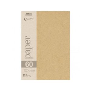 Quill Paper 125gsm A4 (Kraft 40pk)