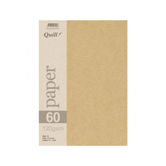 Quill Paper 125gsm A4 (Kraft 40pk)