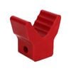 Sunrise Poly Soft V Block 2" 12mm Bore 50mm Base Red - Vbps2