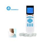 4 Channel TENS & EMS Machine Pain Relief Massager