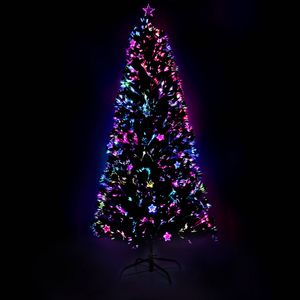Jingle Jollys Christmas Tree 1.8M LED Lights Multi Colour