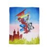 Spiderman Printed Polar Fleece Throw Rug 130 x 160 cm