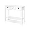 Artiss 3 Drawers Console Table White