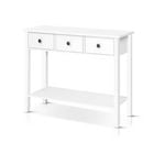 Artiss 3 Drawers Console Table White