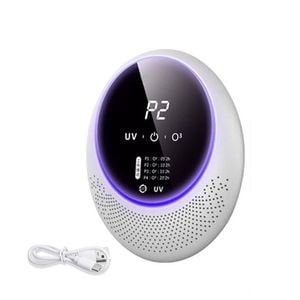 Catzon Ozone Machine Long Battery Odor Removal-white