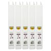 5x Marbig Clearview 2 D-ring Insert Binder A4 File 25mm Document Organiser White