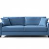 DS New Cozza Linen Sofa - Dark Navy