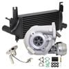 Upgrade Billet Turbo Charger With 75mm Intercooler And Genuine Oil Feed Pipe For Nissan Pathfinder R51 Yd25 2.5l 3 Bolts