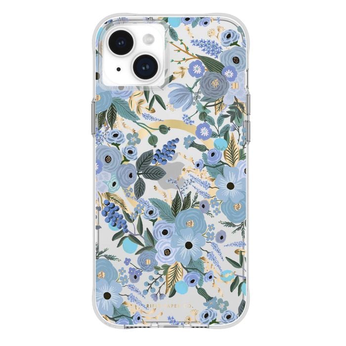 Case-Mate Rifle Paper MagSafe CaseFor iPhone 15 Plus - Garden Party Blue