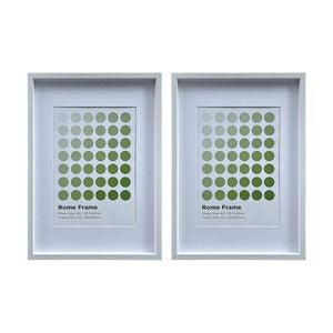 2PK Braz A2 Rome Image Photo Document Display Frame 42x59.4cm White