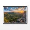 Trees and Hills, Sky View  Print 100% Australian Made 90x60cm  (Poster)