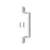 Rolltrak Stainless Steel Barn Door Square Raised Handle