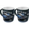 2PK Nostalgic-Art Ceramic Mug Ford Mustang 1969 Mach 1 9x9cm - Blue