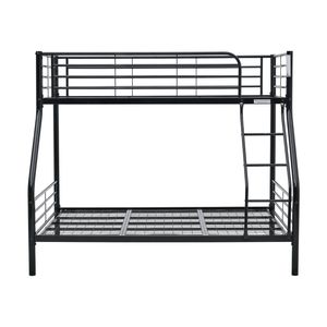 Sams Single Double Metal Bunk Bed Frame Black