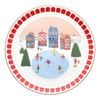 Porto Night Before Round New Bone China Serving Plate 32cm Multi-Coloured