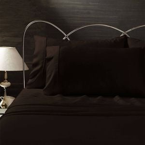 Bloomington 310TC Polyester Cotton Sheet Set King Chocolate