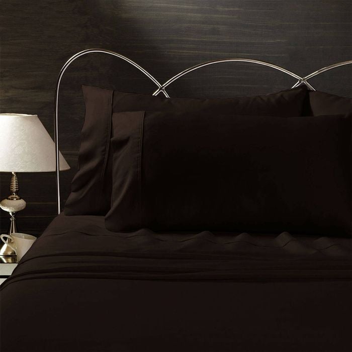 Bloomington 310TC Polyester Cotton Sheet Set King Chocolate