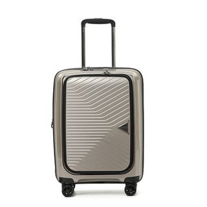 Tosca Space-X 20" Onboard Luggage Suitcase Carry On w/ Laptop Storage Champagne